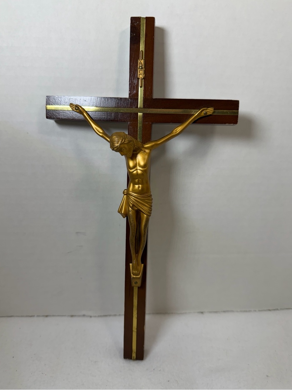Wooden Cross Wall Crucifix Jesus Christ 10 Inch NR Religious Christian Decor